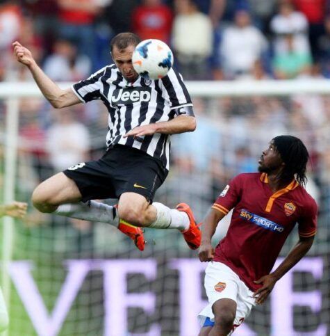 Chiellini in Roma-Juventus (getty images)