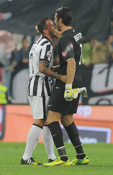 Pepe con Buffon - getty images
