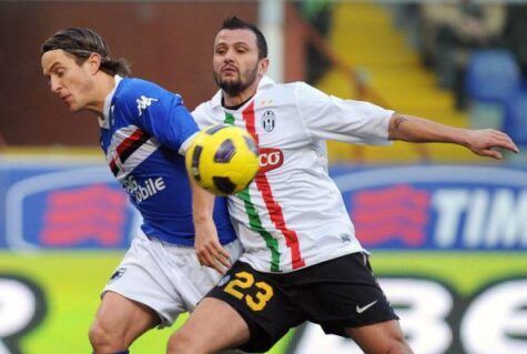 Un'immagine dell'ultimo Sampdoria-Juventus (getty images)