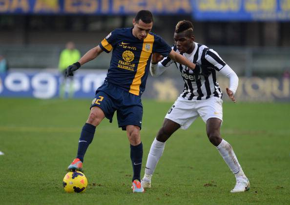 Romulo contro Pogba (getty images)