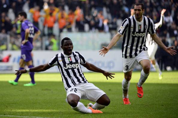 Kwadwo Asamoah esulta (getty images)