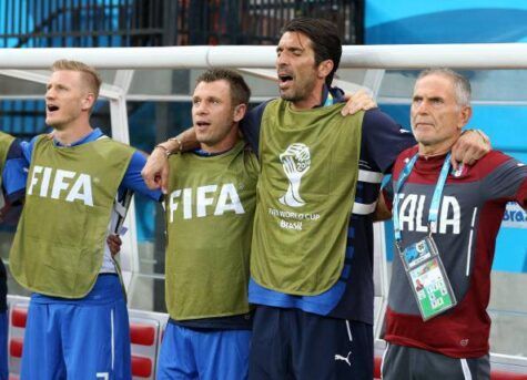 Buffon e Cassano (getty images)