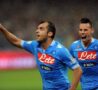 Goran Pandev esulta dopo il gol alla Juve nella Supercoppa 2012 (getty images)