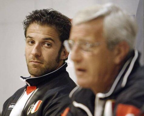 Lippi e Del Piero ai tempi bianconeri (getty images)