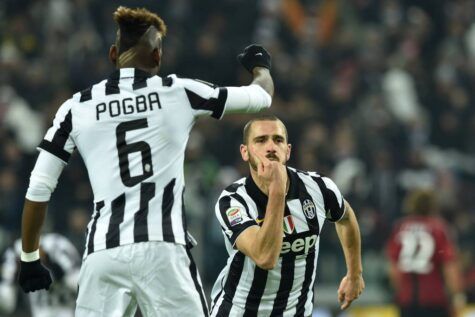 Leonardo Bonucci dopo il gol al Milan - Getty Images