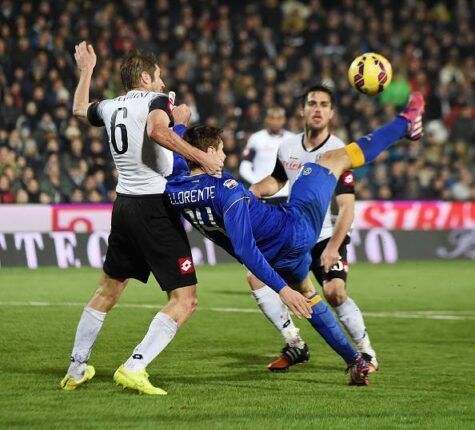 Il rigore su Llorente (getty images)