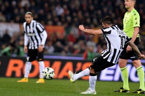 Il gol di Tevez (getty images)