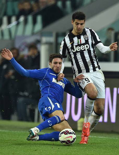 Sime Vrsaljko contro Morata (getty images)