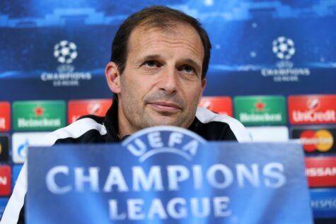 Massimiliano Allegri        (Photo credit should read MARCO BERTORELLO/AFP/Getty Images)