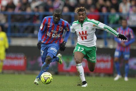 Allan Saint-Maximin (Photo credit should read CHARLY TRIBALLEAU/AFP/Getty Images)