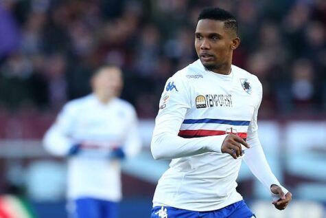 Samuel Eto'o (Photo credit should read MARCO BERTORELLO/AFP/Getty Images)