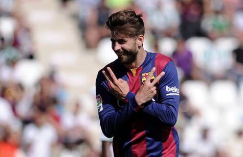 Gerard Pique (Photo credit should read CRISTINA QUICLER/AFP/Getty Images)