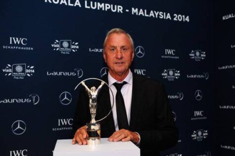 Johan Cruijff (Photo by Mike Hewitt/Getty Images for Laureus)