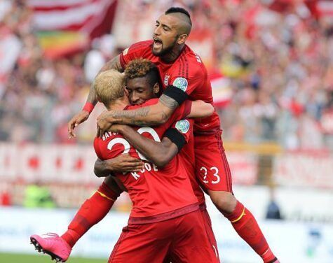 Kingsley Coman e Arturo Vidal