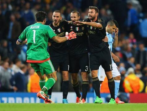 Barzagli, Bonucci, Chiellini, Buffon