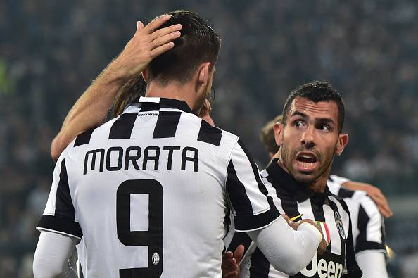 Alvaro Morata e Carlos Tevez