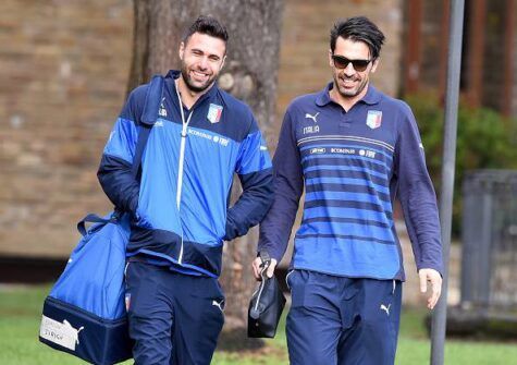 Gianluigi Buffon e Salvatore Sirigu ©Getty Images