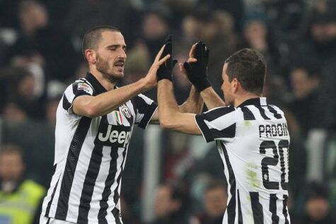 Leonardo Bonucci e Simone Padoin