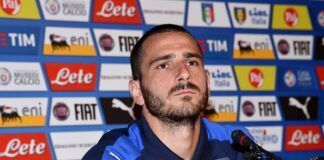 Leonardo Bonucci con l'Italia ©Getty Images