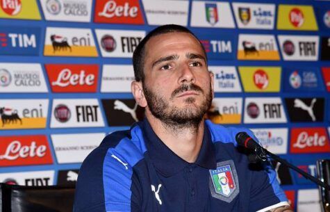 Leonardo Bonucci con l'Italia ©Getty Images