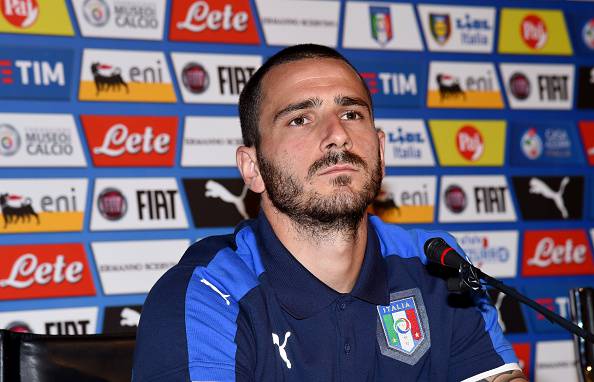 Leonardo Bonucci con l'Italia ©Getty Images 