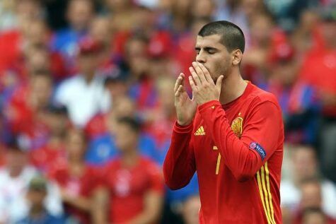 Alvaro Morata (Photo credit should read PASCAL GUYOT/AFP/Getty Images)