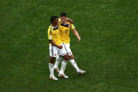 Juan Guillermo Cuadrado e James Rodriguez