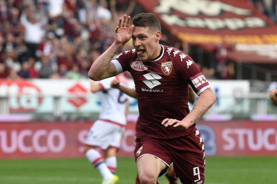 Il Gallo Belotti esulta con il Torino ©Getty