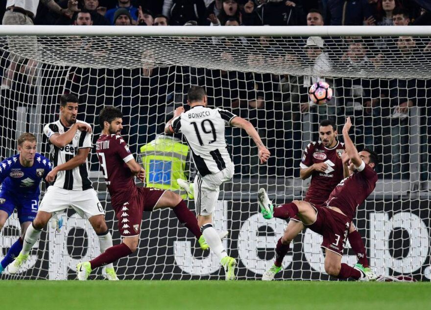 Leonardo Bonucci in Juventus-Torino © Getty