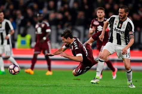 Leonardo Bonucci in Juventus-Torino © Getty