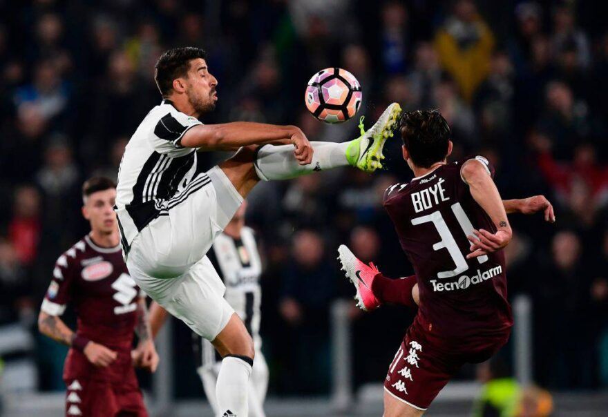 Sami Khedira in Juventus-Torino © Getty