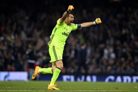 Buffon esulta con la Juventus © Getty Images