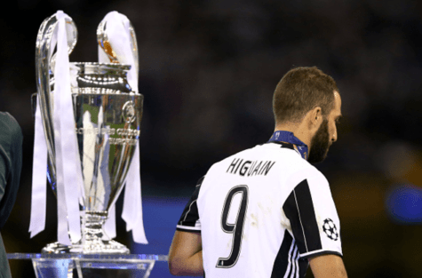 Higuain deluso nella finale Champions © Getty Images