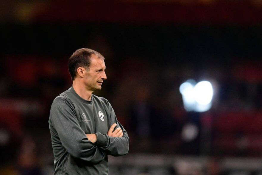 Massimiliano Allegri in allenamento ©Getty Images