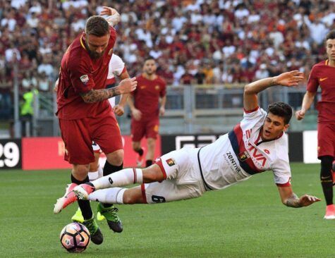 Pietro Pellegri in azione col Genoa ©Getty