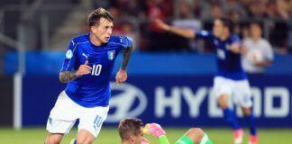 gol Bernardeschi Liechtenstein italia