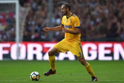 Giorgio Chiellini con la Juventus © Getty Images