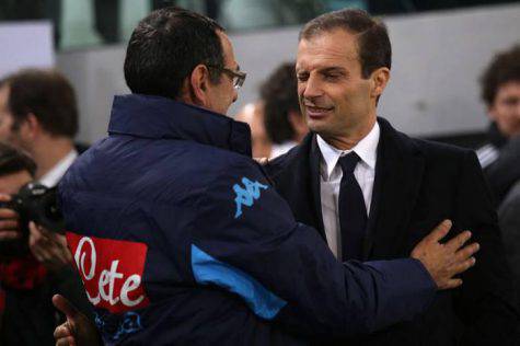 Sarri e Allegri allenatori napoli e Juve