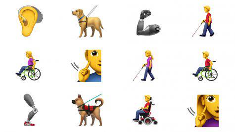 Emojy disabili Apple