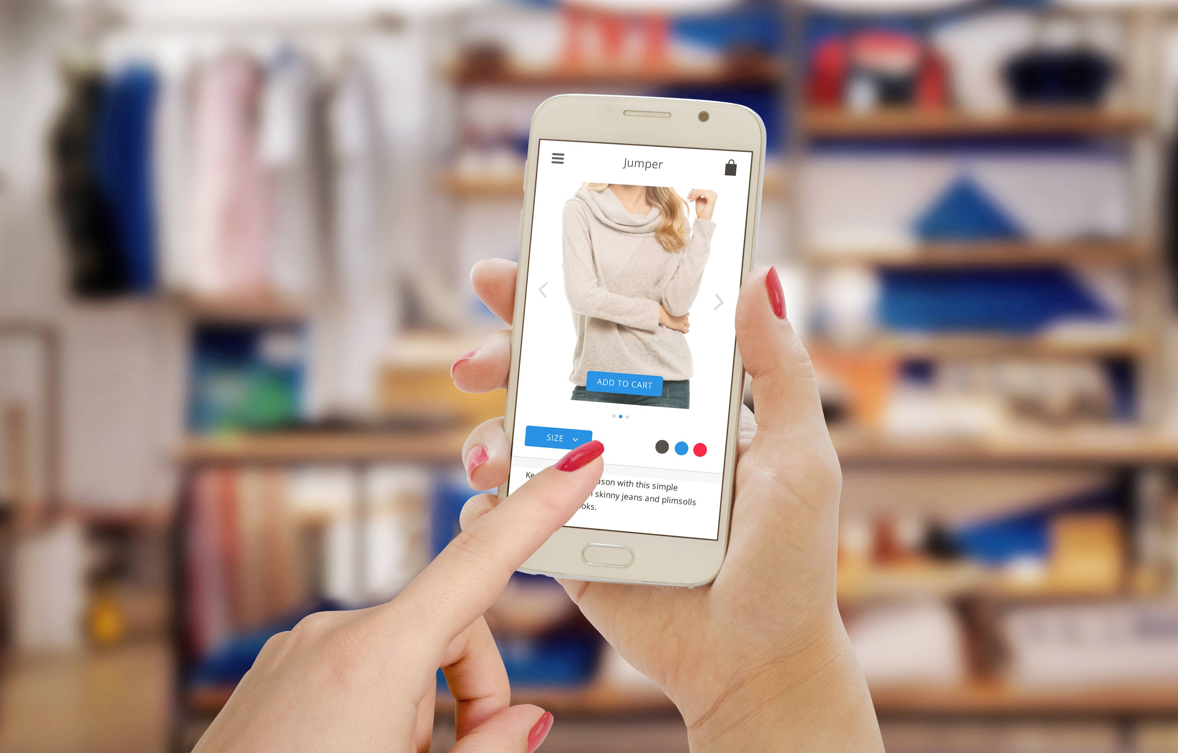 Add on line. Приложение для смартфона. Мобильный шоппинг.
