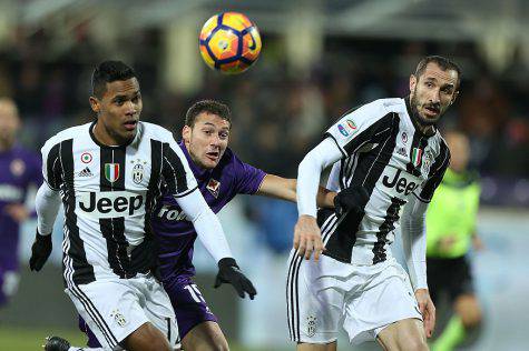 Chiellini Alex Sandro in azione