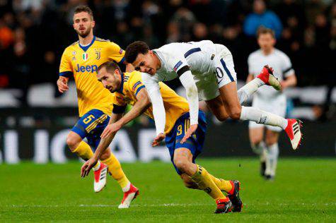 Tottenham-Juve Chiellini