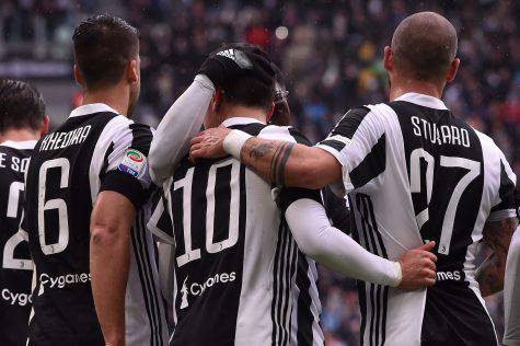 Juve-Udinese Esultanza Juventus