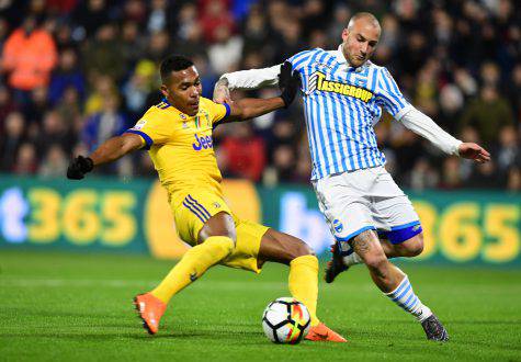 Alex Sandro Difensore Juventus SPAL-Juve