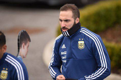 Higuain allenamento