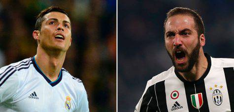 Juve-Real Champions Higuain Cristiano Ronaldo statistiche