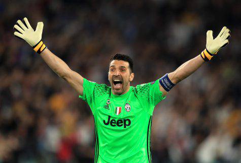 Ritiro Buffon portiere Juventus 