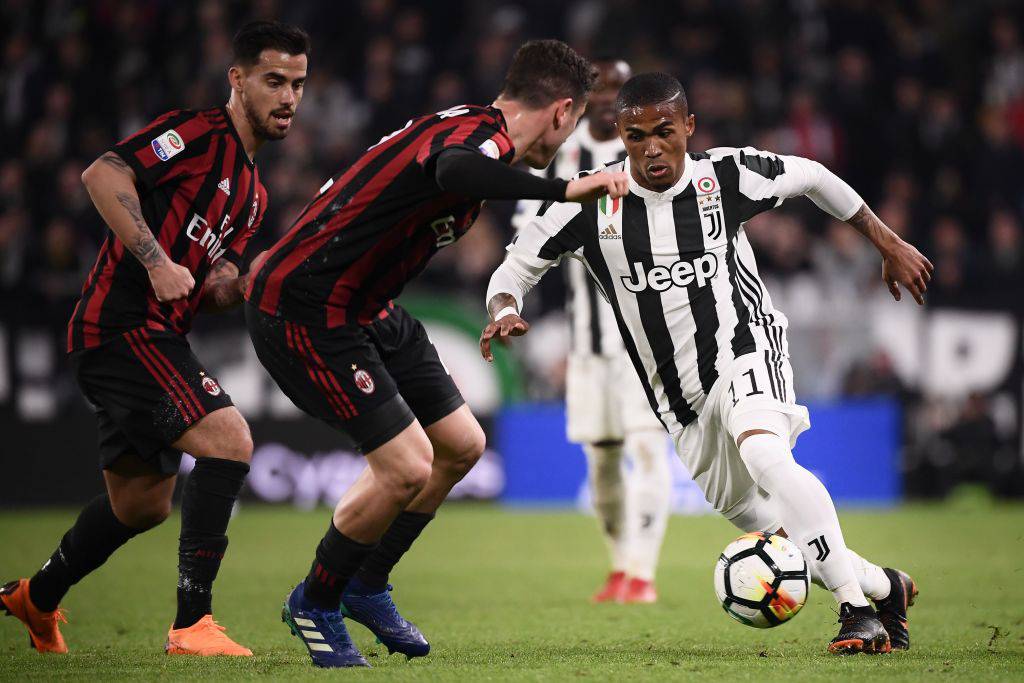 Juventus-Milan finale Coppa Italia Douglas Costa Suso statistiche