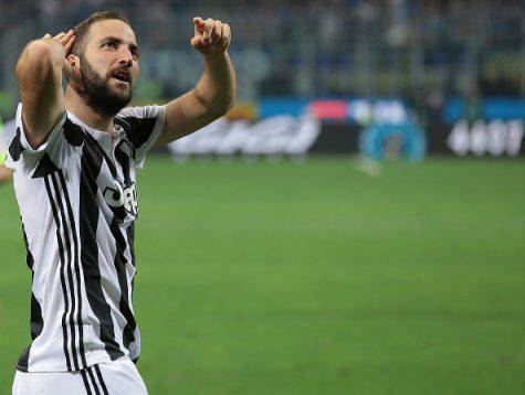 esultanza higuain juventus napoli