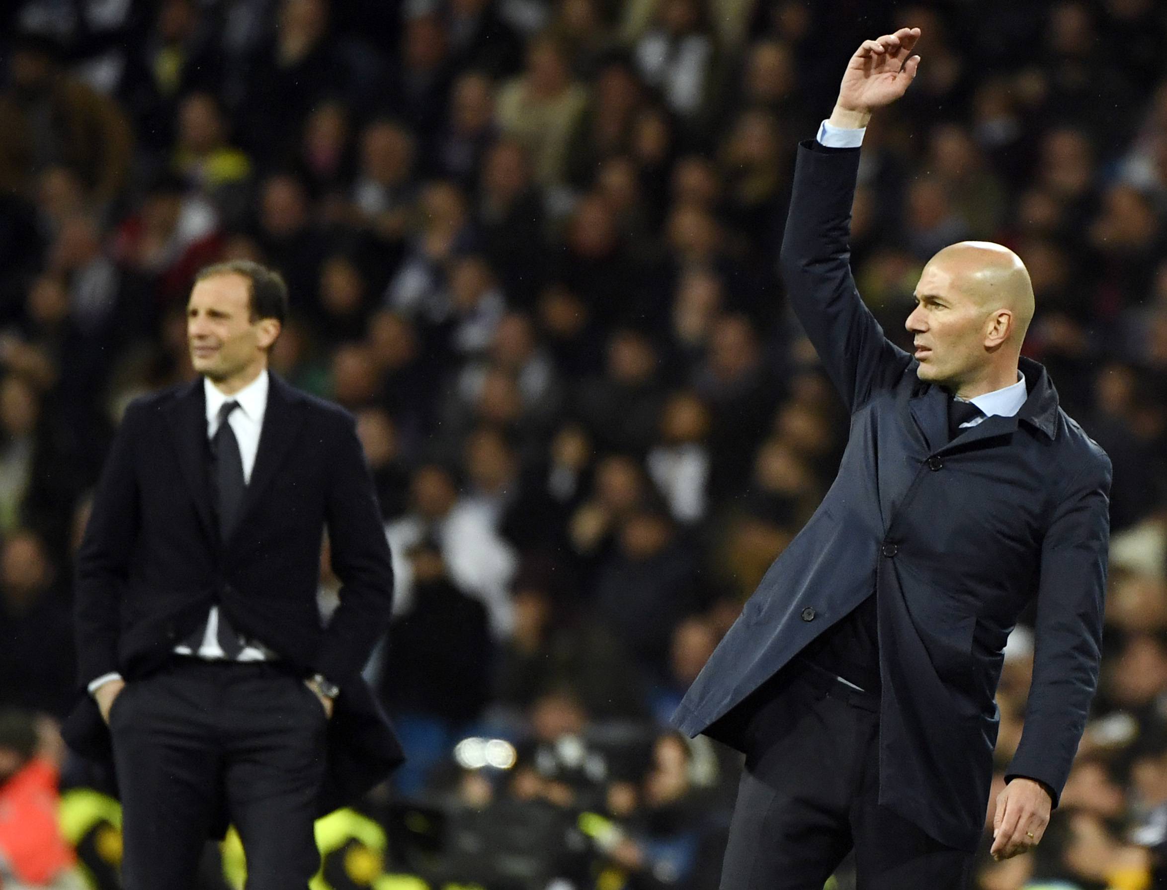 Zidane Allegri Juventus Real Madrid